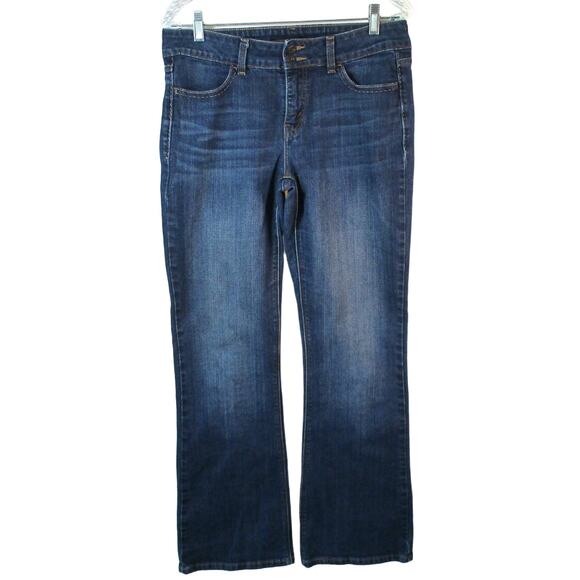 Levi's Women's Mid Rise Slender Boot Cut Stretch Blue Jeans Size 10 - Picture 1 of 9